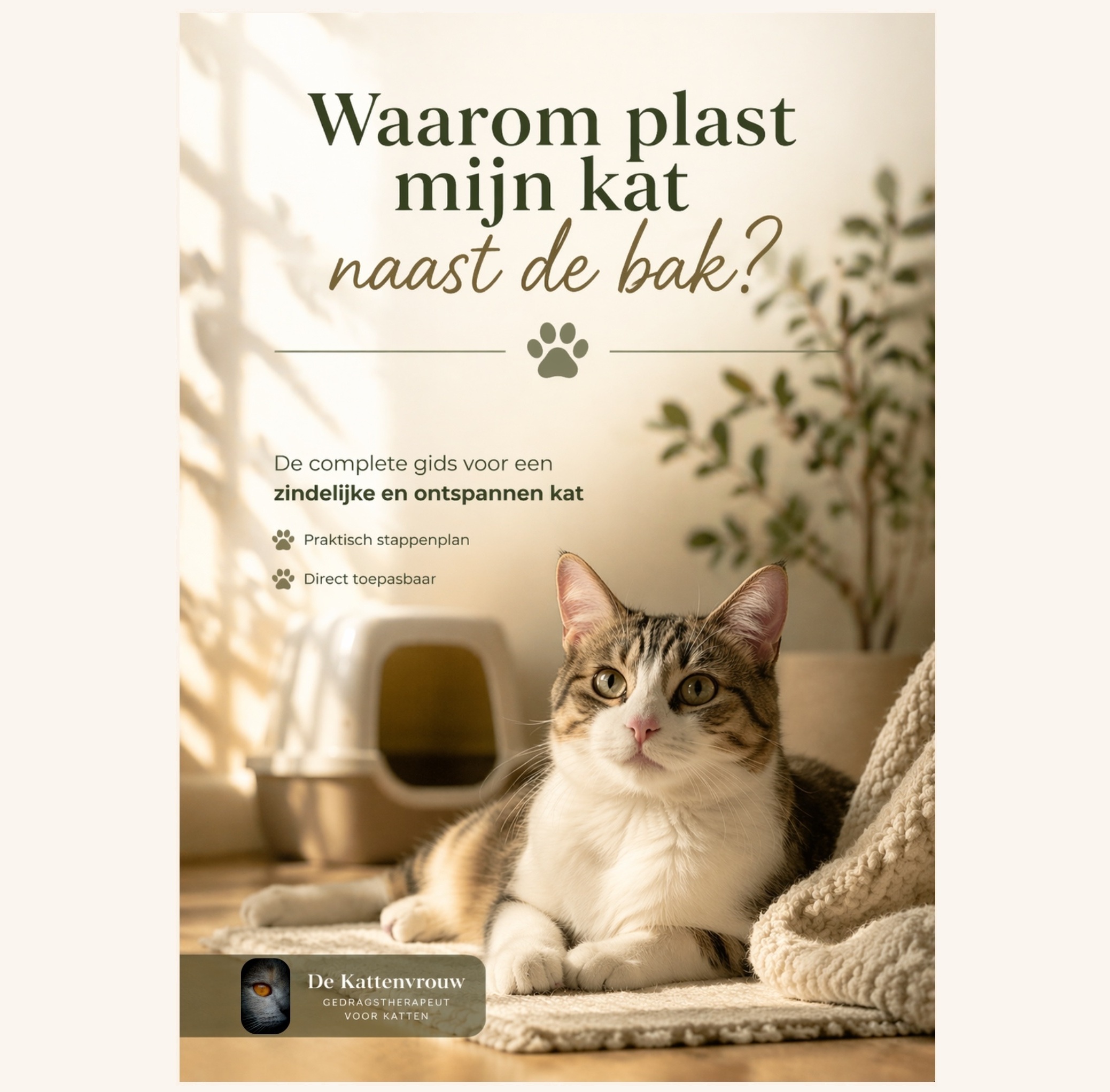 Waarom plast mijn kat naast de bak